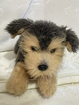 Aurora Cute Yorky Yorkshire Terrier Puppy Dog Plush stuffed animal Flopsie pet  - £10.23 GBP