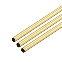 uxcell Brass Round Tube, 300mm Length 5.5mm OD 0.2mm Wall Thickness, Seamless St - £14.38 GBP