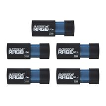 Patriot Memory Supersonic Rage Lite USB 3.2 Gen 1 Flash Drive - 128GB - ... - $24.46