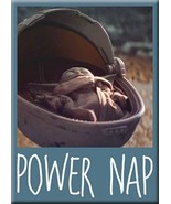 Star Wars The Mandalorian The Child Power Nap Photo Image Refrigerator M... - £3.18 GBP