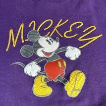 Vintage Disney Mickey Mouse Size XXL Purple Sweatshirt Made in USA Womens Mens - £22.35 GBP