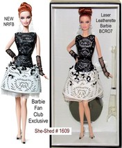 Laser Leatherette Barbie BCR07 Barbie Fan Club Exclusive by Mattel NIB - £180.40 GBP