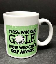 Hallmark Shoebox Greetings Coffee Mug Cup Golf Ball 4” Novelty Dad - $13.87