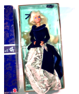 Vintage 1995 Winter Velvet Barbie Avon Excl. NRFB Original Box - £27.51 GBP
