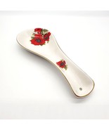Poppy Pettertree Gracie China Spoon Rest Collection Red Floral Stove Coo... - £23.09 GBP