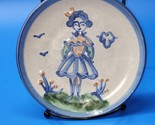 Vintage M.A. Hadley Pottery Laura Ingalls Farm Girl 6&quot; Plate - READ DESC... - $23.55