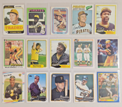 Pittsburgh Pirates Lot of 15 MLB Baseball 1970&#39;s &amp; 1980&#39;s Barry Bonds - £11.93 GBP