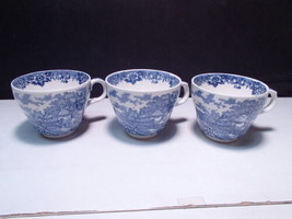 Three (3) Cups in the English Village by Salem China Co. Olde Staffordshire - $29.99