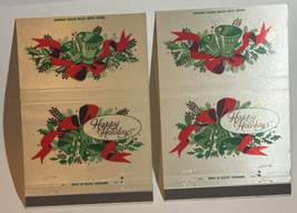 Lot 2 Happy Holidays Rathcamp Matchcover Society Cleveland 1974 Matchboo... - £6.79 GBP