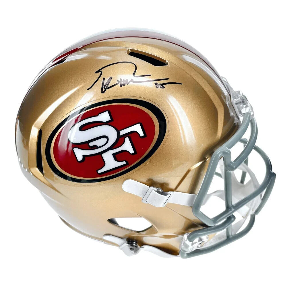 George Kittle Autographed San Francisco 49ers Full Size Speed Helmet BAS... - $764.96