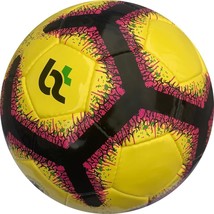 Soccer Ball Yellow Size 5 Official for Players, Multicolor - Ships Deflated - £15.81 GBP