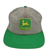 Vintage John Deere Trucker Hat Green Yellow Grey USA K Product Legs Up S... - $27.83