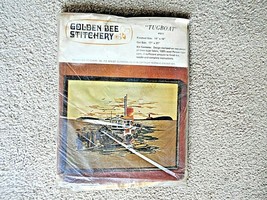 Golden Bee Stitchery Tug Boat 14&quot; x18&quot; Kit No.611 - £15.12 GBP