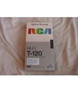 Rca Hi Fi T-120 Premium Video Cassette Blank Tape - £7.68 GBP
