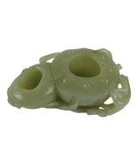 Chinese Carved Jade Double Brush Washer Bowl Intricate Hetian - $140.24