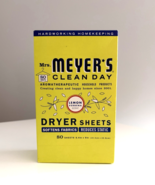 Mrs. Meyer&#39;s Clean Day Dryer Sheets Lemon Verbena 80 Paper Sheets Sealed - $46.46 CAD