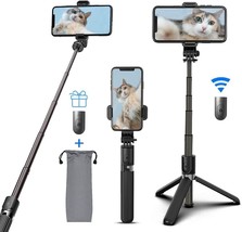 32&quot; Selfie Stick Tripod, Bluetooth Selfie Stick, Portable Selfie Tripod Stand - £18.61 GBP
