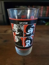 The Beatles 16 oz. Drinking Beer Pint Glass 2010 Apple &quot;Let it Be&quot; - £22.32 GBP