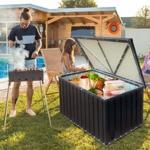 Small Outdoor Metal Storage Box - Durable Garden &amp; Patio Storage - $4,342.92 MXN