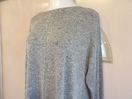 Papaya Knit Sweater Top Plus Size 18 Women&#39;s Gray Shark Bite Hem - £11.27 GBP
