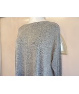 Papaya Knit Sweater Top Plus Size 18 Women&#39;s Gray Shark Bite Hem - £11.27 GBP