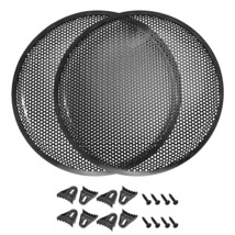 uxcell 2pcs 15&quot; Speaker Waffle Grill Metal Mesh Subwoofer Guard Protector Cover  - £51.77 GBP