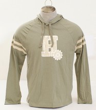 Hurley Light Army University CTN Long Sleeve Hoodie Hooded Tee Shirt Men&#39;s NWT - £39.32 GBP