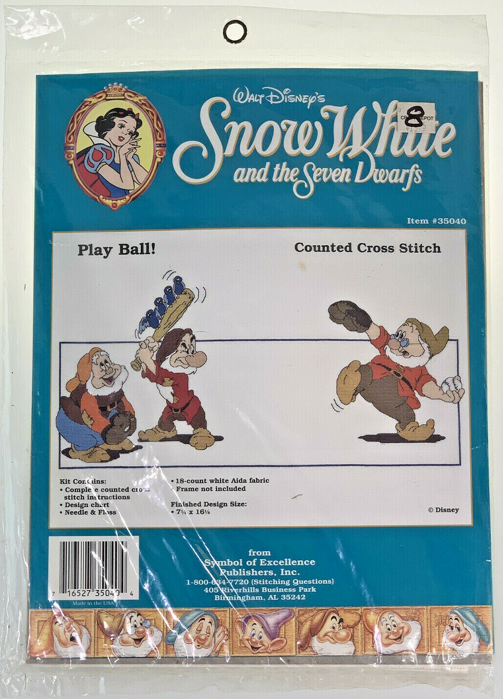 Disney Snow White Play Ball Stitch Kit - £17.31 GBP