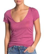 Free People We The Free Damen T-Shirt Sonnet Side Solide Rosa Größe Xs OB1061340 - £35.62 GBP