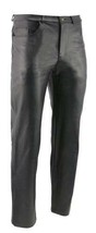 MEN&#39;S COWHIDE LEATHER JEANS THIGH FIT OUTRAGEOUSLY LUXURY PANTS TROUSERS - $112.55