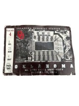 Oklahoma Sooners Iowa State Football Ticket Stub 10/19 2002 Griffin TD Jones TD - £8.03 GBP