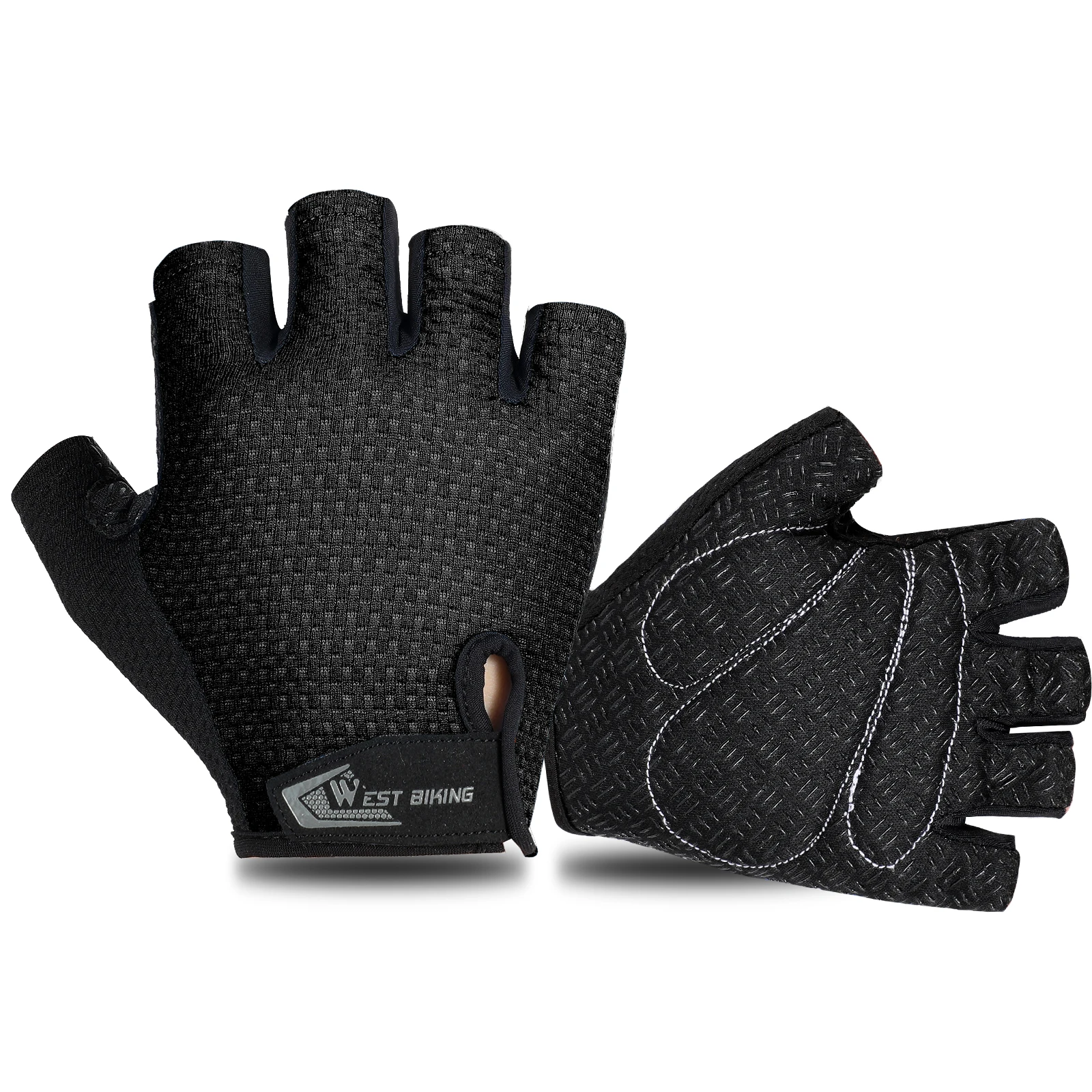 WEST BI Cycling Gloves Non-slip Shockproof Half-finger  Gloves Summer Anti-sweat - £82.95 GBP
