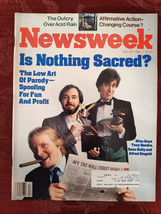 NEWSWEEK Magazine April 25 1983 Low Art Of Parody Acid Rain Running - £6.94 GBP