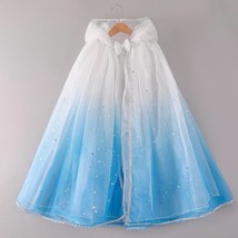  Seaside Fairy Cloak for Children Sequins  ry Sky One Button Christmas Hooded Ca - £58.82 GBP