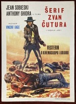 1968 Original Western Movie Poster Tequila Joe Vincent Eagle Sobieski Ghidra - £20.30 GBP