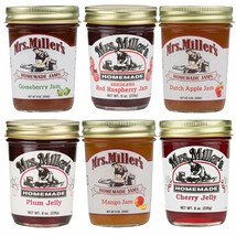 Mrs. Miller&#39;s Jam &amp; Jelly Ultra Variety 6- Pack - £33.30 GBP