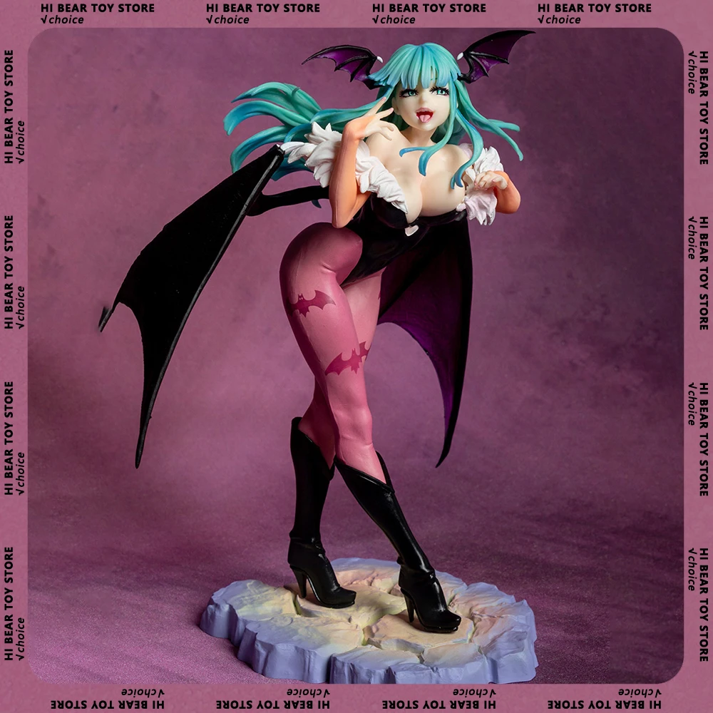 23cm Vampireed Hunter Morrigan Aenslan Anime Figure Darkstalkers Bishoujo - £34.35 GBP+