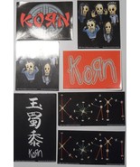 Korn 2001 Giant Licensed Stickers 7 Brand Imports Unique - $12.75