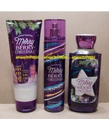 Merry Berry Christmas Bath and Body Works Fragrance Mist Body Cream Show... - £33.67 GBP