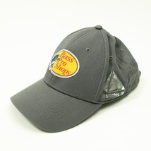 Bass Pro Shop Strapback Cap Adjustable Hat Adult Gray Mens USA Flag Fish... - $9.65