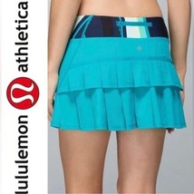 Lululemon Run: Pace Setter Skirt Surge / Assorted Stripe Surge 8 - £57.92 GBP