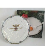 Christopher Stuart Y1008 Fruit Basket Bone China Cake Plate 13&quot; Thanksgi... - $376.73 MXN