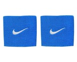 Nike Tennis Premier Wristband Sports Training Band 2pcs Blue NWT DB9327-463 - £29.49 GBP