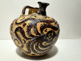 Ancient Greek Pottery Reproduction Minoan Octopus Vase Amphora Replica Greece - £38.83 GBP