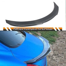 Real Carbon Fiber Rear Trunk PSM Style Spoiler For 2008-2015 INFINITI G37 2Dr - £111.21 GBP