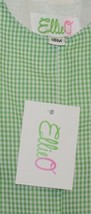 Ellie O Gingham Full Lined Longall Size 18 Months Color Green image 2