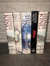 Lot Of 5 Stephen King Collection Hardcover Misery Hearts In Atlantis Dreamcatch+ - £59.11 GBP
