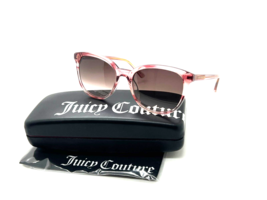 NEW JUICY COUTURE SUNGLASESS JU619/G/S 1ZX TRANSPARENT PINK 54-18-140MM ... - $38.78