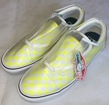 Authenticity Guarantee 
Vans Neon Yellow Checkerboard ComfyCush Sz 11 Sl... - £59.09 GBP