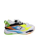 Puma RS Fast 388327 01 Womens Size US 8 White Green Orange Sneaker - $1,858.61 MXN